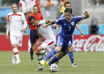 Muhamed Besic y Reza Ghoochannejhad.