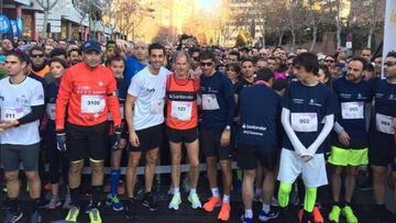 Abel Antón corrió la III Carrera Solidaria Fundación Real Madrid