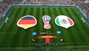 El estadio de Luzhniki, campo que albergar la final de la Copa del Mundi 2018, ha sido la sede para celebrar este Alemania-Mxico. 