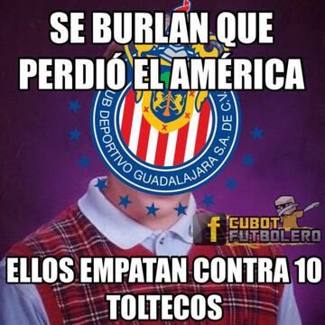 Chivas y Tigres acaparan los memes sabatinos