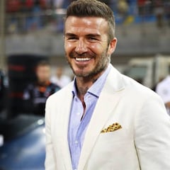 David Beckham, criticado por activistas tras asistir al Premio de Bahréin de F1