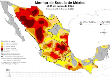 Sequía en México 2024: ¿qué estados cuentan con focos rojos por escasez de agua?