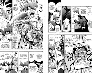 yugioh yu gi oh manga dragon blanco ojos azules