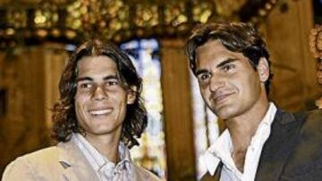 <b>AMIGOS FUERA DE LA PISTA. </b>Rafa Nadal y Roger Federer mantienen una relación ejemplar fuera de las pistas de tenis.
