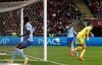 0-1. Álvaro Morata marca el primer gol.