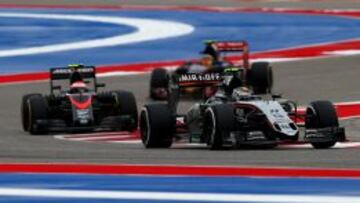 Sergio Pérez tuvo una gran desempeño en el circuito de Austin.