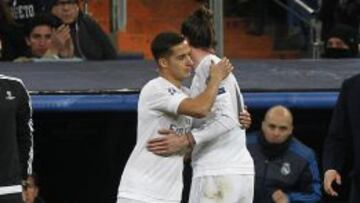 Lucas Vázquez entró en el segundo tiempo por Bale.
