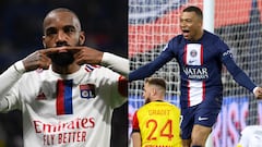 El ganador de la Bota de Oro en la Ligue 1 se definirá en la última jornada del campeonato. Kylian Mbappé o Alexandre Lacazette, ambos franceses.