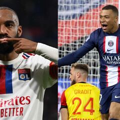 Mbappé vs Lacazette: por la Bota de Oro en Ligue 1