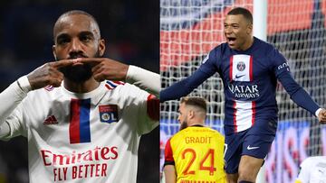 El ganador de la Bota de Oro en la Ligue 1 se definirá en la última jornada del campeonato. Kylian Mbappé o Alexandre Lacazette, ambos franceses.