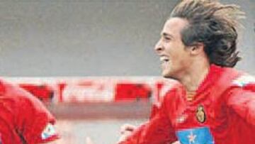 <b>EXCEPCIONAL. </b>Óscar Trejo marcó su primer gol en la Liga española en su primer partido como jugador del Mallorca.