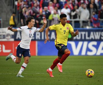 La Selección Colombia disputó un partido amistoso ante Estados Unidos.