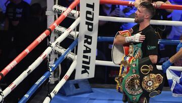 Josh Taylor tras derrotar a Jose Carlos Ramirez.