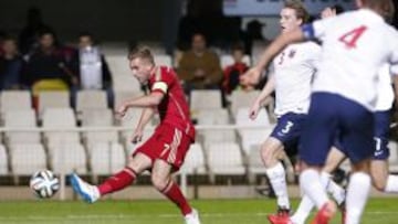 'Deuloshow' de la Sub-21 ante Noruega en Cartagena