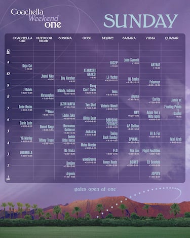 Coachella 2024 hoy, domingo 14 de abril: Horarios, line-up y cómo ver la transmisión en vivo online