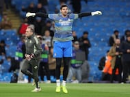 Courtois, portero del Real Madrid.