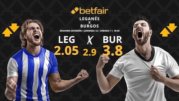 CD Leganés vs. Burgos CF: horario, dónde ver, pronósticos y clasificación