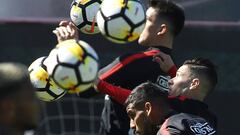 El duro entrenamiento de la Roja con miras a los amistosos