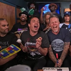 Metallica toca instrumentos de juguete y lanza videoclip
