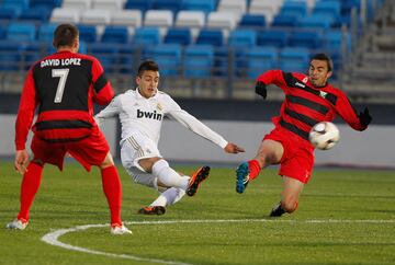 Joselu, for Real Madrid Castilla in the Second Division 2011-12.