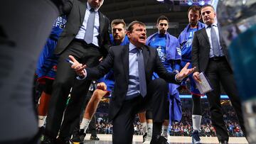 ISTANBUL, TURKEY - FEBRUARY 06: Ergin Ataman, Head Coach of Anadolu Efes Istanbul in action during the 2019/2020 Turkish Airlines EuroLeague Regular Season Round 24 match between Anadolu Efes Istanbul and Zalgiris Kaunas at Sinan Erdem Dome on February 06, 2020 in Istanbul, Turkey. (Photo by Aykut Akici/Euroleague Basketball via Getty Images)
PUBLICADA 14/04/20 NA MA06 3COL
