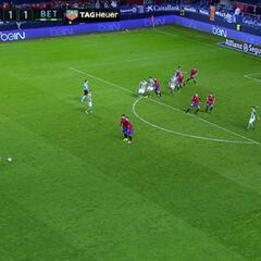 El agónico tanto de Gutiérrez para darle el triunfo al Betis