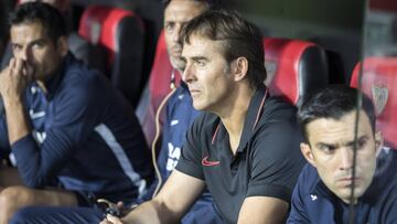 Julen Lopetegui, entrenador del Sevilla.