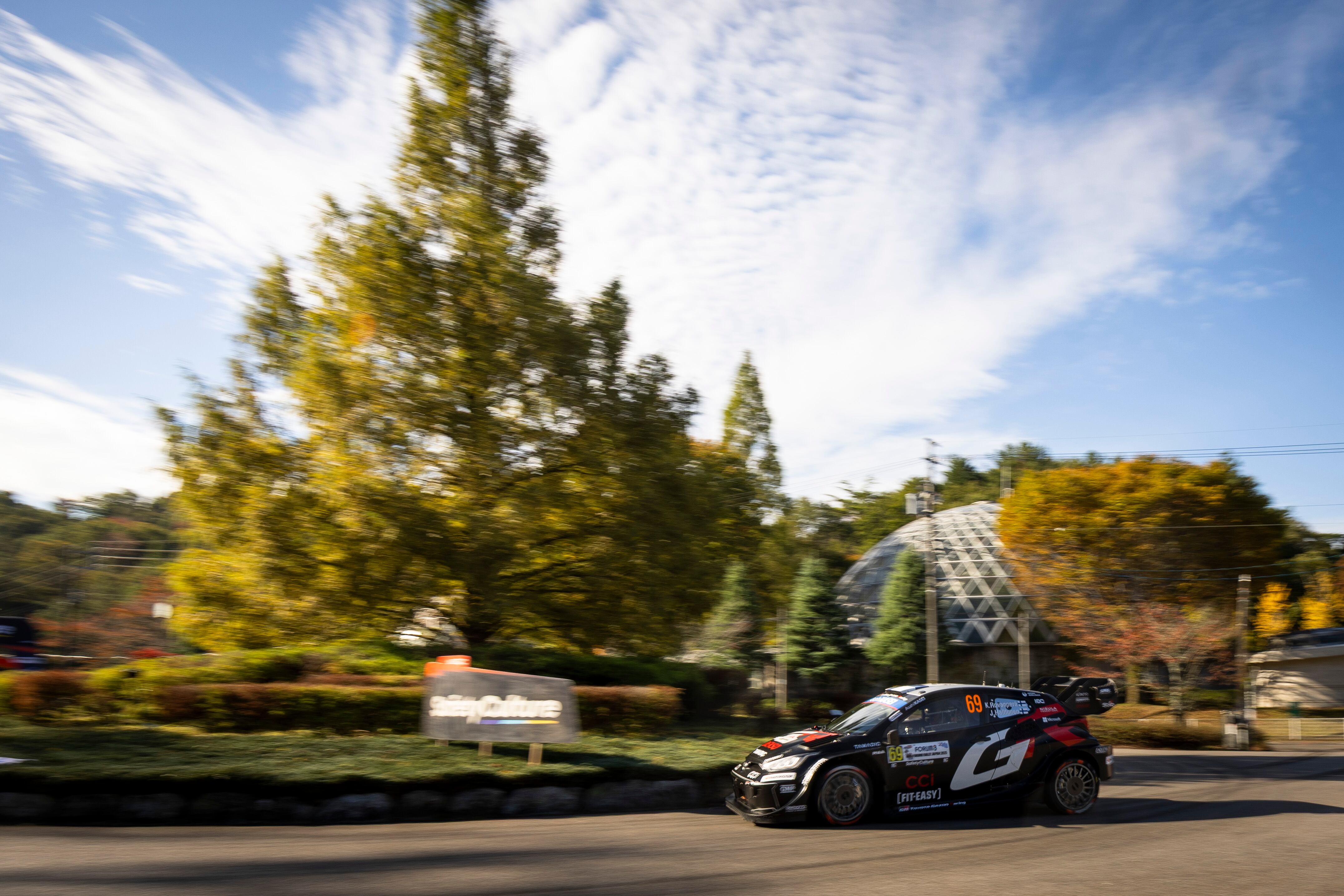 El Toyota WRC de Rovanpera en Japón.