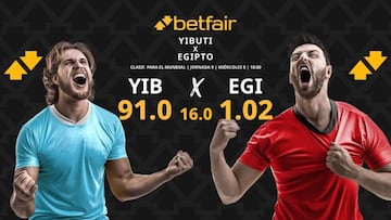 Yibuti vs. Egipto: horario, dónde ver, pronósticos y clasificación
