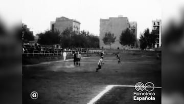 Inédito: el video más antiguo en la historia del fútbol español