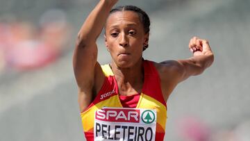 Ana Peleteiro, en el Europeo de Berl&iacute;n. 