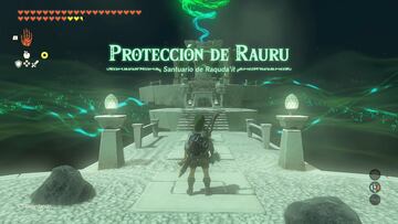 the legend of zelda tears of the kingdom nintendo switch guia santuario raquda'it