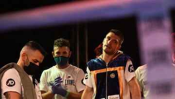 El castreño Jon Míguez en el combate por el EBU del peso welter.