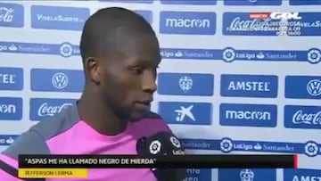 Jefferson Lerma denuncia: "Aspas me llamó negro de mierda..."