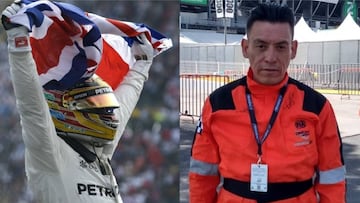 El marshal del GP de México que ayudó a Hamilton en 2017