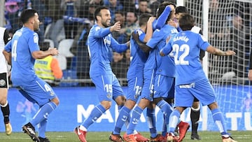 Jugadores del Getafe.