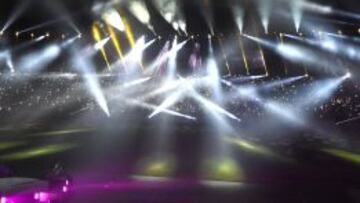 Ceremonia espectacular. Hubo concierto y presentación a lo grande en el Moulay Abdellah.