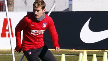 Filipe Luis y Diego Costa no se entrenaron con el Atlético
