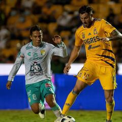 Tigres empató con León en la Jornada 8 del Apertura 2021