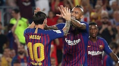 Con pase gol: así fue el primer partido de Vidal como titular