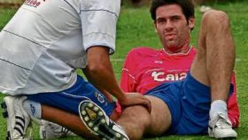 <b>CON GANAS. </b>César Arzo es, junto con Camuñas y Javi Guerrero, uno de los jugadores que ya ha sido discípulo de Lucas Alcaraz.