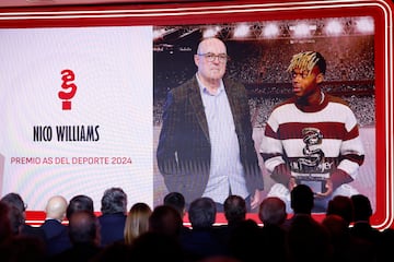 Premio As del Deporte 2024 al jugador del Athletic Club, Nico Williams.