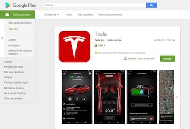 La app de Tesla ha desaparecido de la Google Play Store, ¿por qué?
