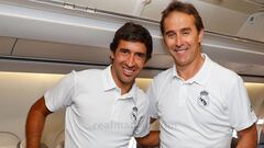 Ra&uacute;l con Lopetegui.