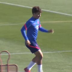 El Atlético prepara el partido de Liga ante el Levante