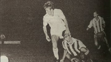 El Madrid participó cuatro veces en el trofeo gerundense. Ganó los cuatro: tres en los 90 minutos reglamentarios y otro en penaltis. En la imagen, Ito en el partido de 1981.