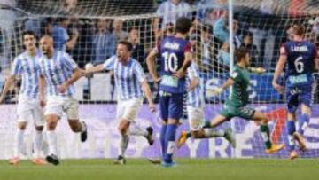 El Málaga sigue desatado: quinta victoria consecutiva en la Liga