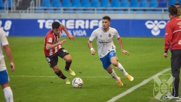 Jacobo, jugador del Tenerife.