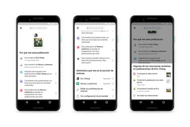 Nueva herramienta Facebook: de dónde salen los posts y anuncios que vemos