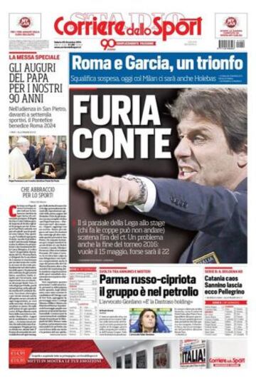 Portadas de la prensa deportiva